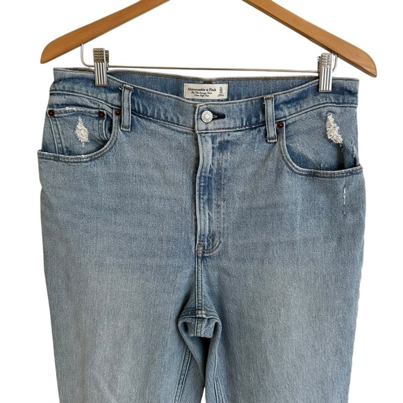 Abercrombie & Fitch 12/31 Long 70s Vintage Flare Ultra High Rise Jeans Stretch - Picture 2 of 5
